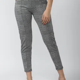 Van Heusen Grey Flat Front Trousers image 1
