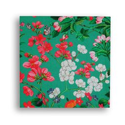 SEJ by Nisha Gupta Set of 2 Wall Art and 1 Square 35.5 cm Analogue Wall Clock image 5
