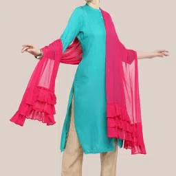Dupatta Bazaar Rani Pink Dupatta image 4