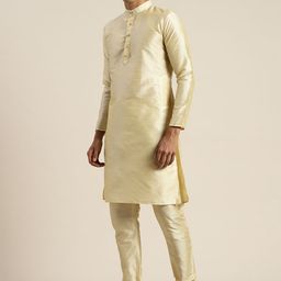 SOJANYA Regular Mirror Work Kurta with Churidar image 5