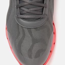 Reebok Men Grey & Red Woven Design Zig Dynamica 3.0 Running Shoes image 3