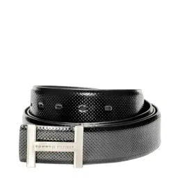 Tommy Hilfiger Yangy Black Leather Waist Belt for Men-image-78