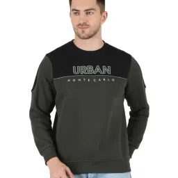 Monte Carlo Black & Green Round Neck Sweatshirt-picture-33