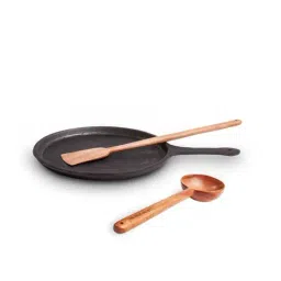 The Indus Valley Black Cast Iron 2 Piece Cookware Set-image-69