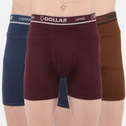 Dollar Lehar Multicolor Solid Trunks (Pack of 3)-picture-22