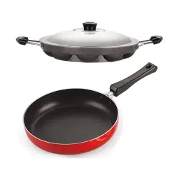 Nirlon Red Aluminium Non-Stick Highly Cookware Utensils Set of 2-17