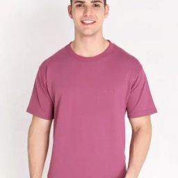 Chkokko Pink Crew T-Shirt-image-5