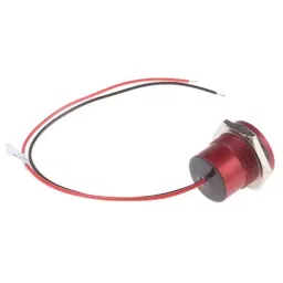 RS PRO Red Panel Mount Indicator 220V AC, Mounting Hole Size 22 mm, Termination Type Faston, Solder Lug, IP Rating IP67, Model No 8987699 image 3