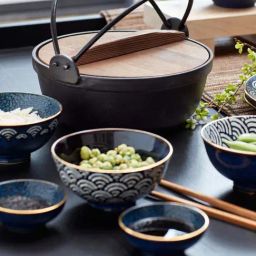 Mikasa Blue Porcelain Miso Serve Bowl-image-2