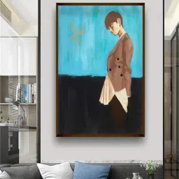 The Art House Abstract Multicolor Canvas Painting-image-95