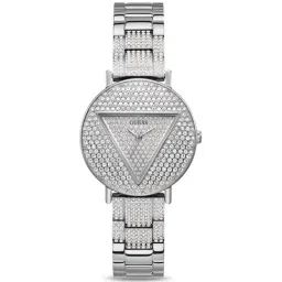 GUESS ICONIC Women Round Silver Dial Analog Watch - GW0512L1-32