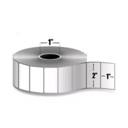 HQMS 2" X1" Non Tearable (Polyester Glossy) Thermal Transfer roll Labels with Adhesive (Pack of 1)-1000 Label image 3