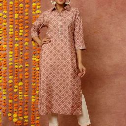 Jaipur Kurti Mauve Printed Straight Kurta-image-82