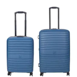 it luggage Eco Protect Teal Blue Combo-24-20 inches Expandable Hardsided Luggage Trolley with TSA-picture-35