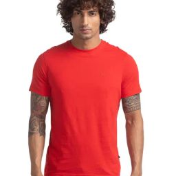 Parx Red Regular Fit Crew T-Shirt-image-13