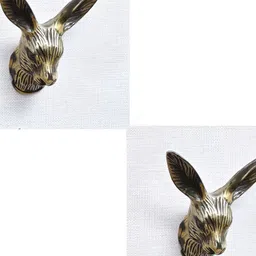 IndianShelf Gold Toned & Bronze 2 Pieces Textured Aluminium Wall Hooks-picture-11