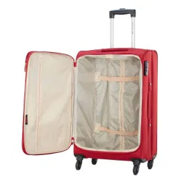 VIP Widget Red Solid Soft Medium Trolley Bag - 41.5 cm image 5