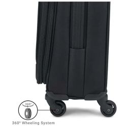 Aristocrat Commander Black Solid Soft Medium Trolley Bag - 31 cm image 5