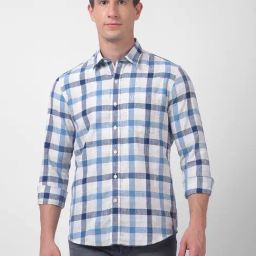 NUMERO UNO Blue Checked Shirt-picture-23