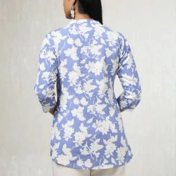 Soch Blue Printed Tunic image 3