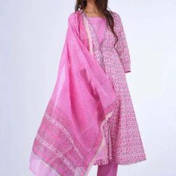 Dharan Chanderi Pink Dupatta-image-87