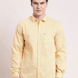 Turtle Relaxed Floral Printed Pure Cotton Slim Fit Casual Shirt-image-9