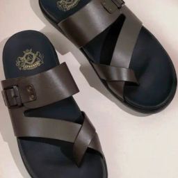 Atesber by Inc.5 Men's Brown Cross Strap Sandals-image-61