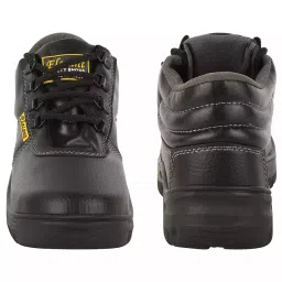 Elecant Steel Toe Lace-Up Safety Shoes High Ankle Size UK 6 Black, Warrior-Black-6-picture-39