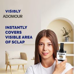 ADOMOUR Root Touch Up Powder - 10 g - Medium Brown image 5