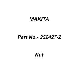 Makita Nut Size M14L For 2012NB, Part No 252427-2-44