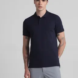 Jack & Jones Peacoat Slim Fit Polo T-Shirt-picture-5