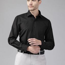 Blackberrys India Slim Fit Pure Cotton Formal Shirt-image-72