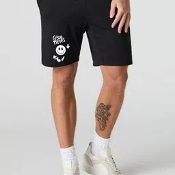 FABSTIEVE Men Graphic Printed Low-Rise Shorts-image-87