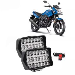 Cartronics 21 LED Fog Light With On/Off Switch for Honda CB Unicorn 210 White(Set of 2 Pcs)-21