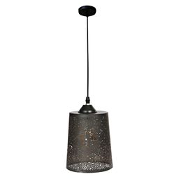 MFD HOME FURNISHING Black Textured Quirky Ceiling Lamp-6