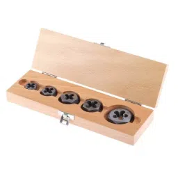 RS PRO 5 Piece 1.4 to 1.2 inch UNF Carbon Steel 5 piece Die Nut Set, 3007521-48