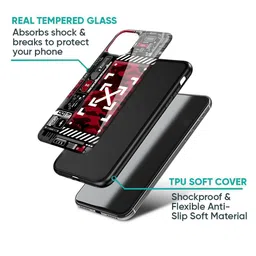 QRIOH Technology Art Printed Oneplus Nord 2T Back Case image 3
