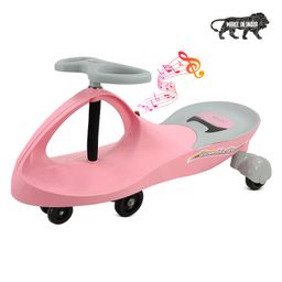 Dash Bumble Bee Magic Swing Car With Music & Scratch Free PU Wheels - PInk-image-67