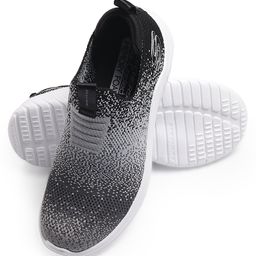 Skechers Ultra Flex 2 Spektron Slip On Casual Shoes - Black and Grey-image-50