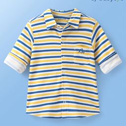 Babyoye 100% Cotton With Eco Jiva Finish Full Sleeves Shirt- Multicolor-image-40