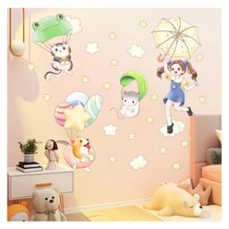JAAMSO ROYALS Multi Children's Girl Princess Room Layout PVC Vinyl Sticker-image-5