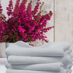 HOME COLORS.IN Unisex Pack of 4 Solid Regular Hand Towels-8