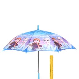 john's umbrellas John's Umbrella  Disney Frozen Print Straight Umbrella with J Curve Handle - Multicolor image 3