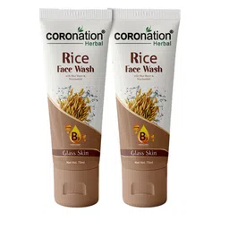 COROnation Herbal Set Of 2 Rice Water Face Wash For Dull Skin - 75 ml Each-22