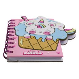 Smily Kiddos Spiral Notebook Ice cream Unicorn Theme - 80 Pages image 5