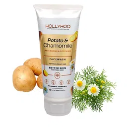 Hollyhoq Potato & Chamomile Anti Aging & Soothing Face Wash - 100 ml-19