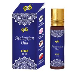 GSB Malysian Oud Natural Alcohol Free Long Lasting Roll On Attar - 6 ml-11