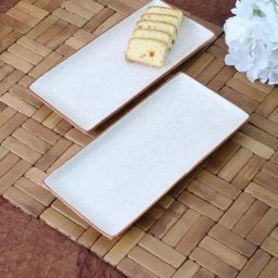 VarEesha Cinnamon White Ceramic Serving Platters - Set of 2-image-55