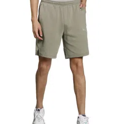 Puma Evostripe Lite Grey Cotton Regular Fit Sports Shorts-image-11