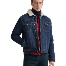 GANT Navy Cotton Regular Fit Jacket-picture-33